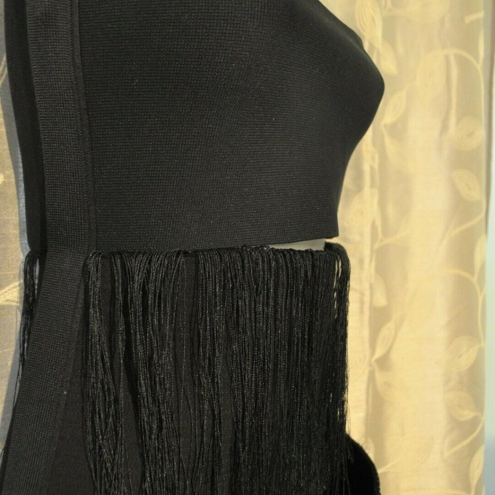 $3K CK COLLECTION Fringe Slit Top/ Mini Dress Boxy - Picture 5 of 10
